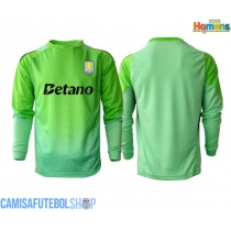 Camisa de time de futebol Aston Villa Goleiro Replicas 2º Equipamento 2025-26 Manga Comprida